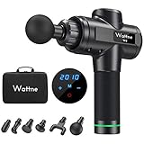 Pistola Massaggio Muscolare, Massaggiatore a Percussione Dei Tessuti Profondi, Professionale Handheld Massage Gun, Motore senza spazzole super...