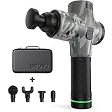 OPOVE Pistola per Massaggio a Percussione Massaggiatore per Schiena Collo Tessuto Profondo Massaggiatore per Spalle Martello Super Silenzioso,...