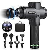 Pistola Massaggio Muscolare, ANSGEC 30 Velocit&agrave; Pistola Massaggiante Professionale, Potente e Ergonomica, Massaggio Muscolare Profondo,3500RPM...