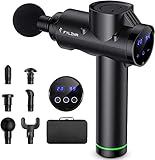 FYLINA Pistola Massaggio Muscolare,20 Velocit&agrave; Massaggiatore Portatile Elettrico con 6 Testine Massaggianti,Massage Gun per Muscoli con Touchscreen...