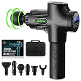 Pistola Massaggio Muscolare, ALDOM Pistola Massaggiante Muscolo Profondo Tessuto 6 Testine Massaggianti, 30 Velocit&agrave; Pistola Massaggiante...