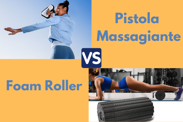 Pistola Massagiante vs foam roller